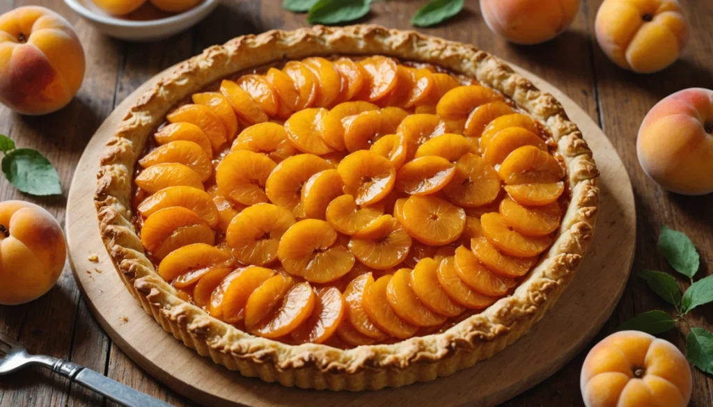 tarte rustique abricots
