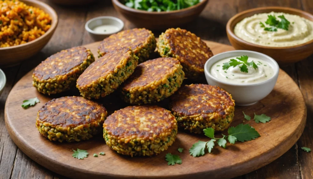 galettes de lentilles corail à l'indienne