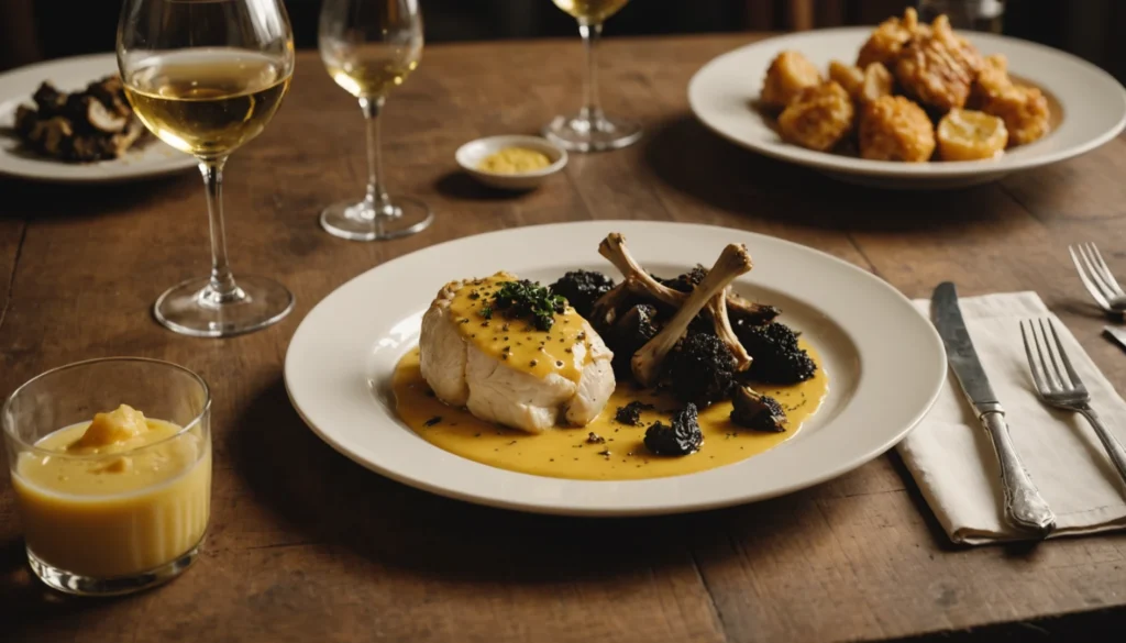 sauce vin jaune et morilles