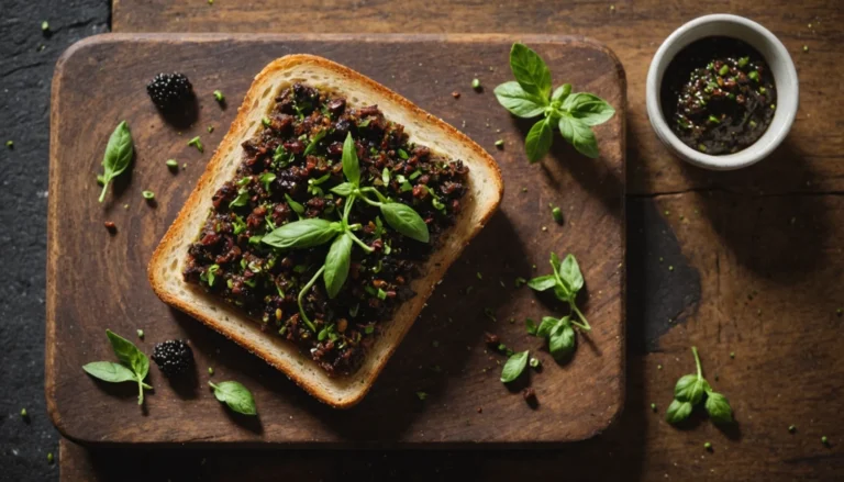 toast tapenade noire