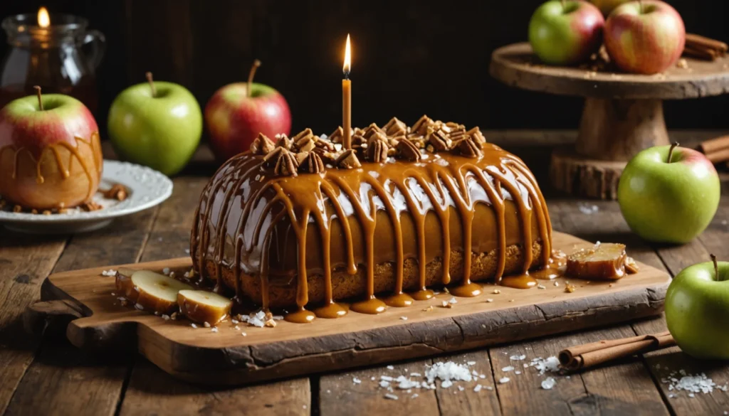 buche pomme caramel beurre salé
