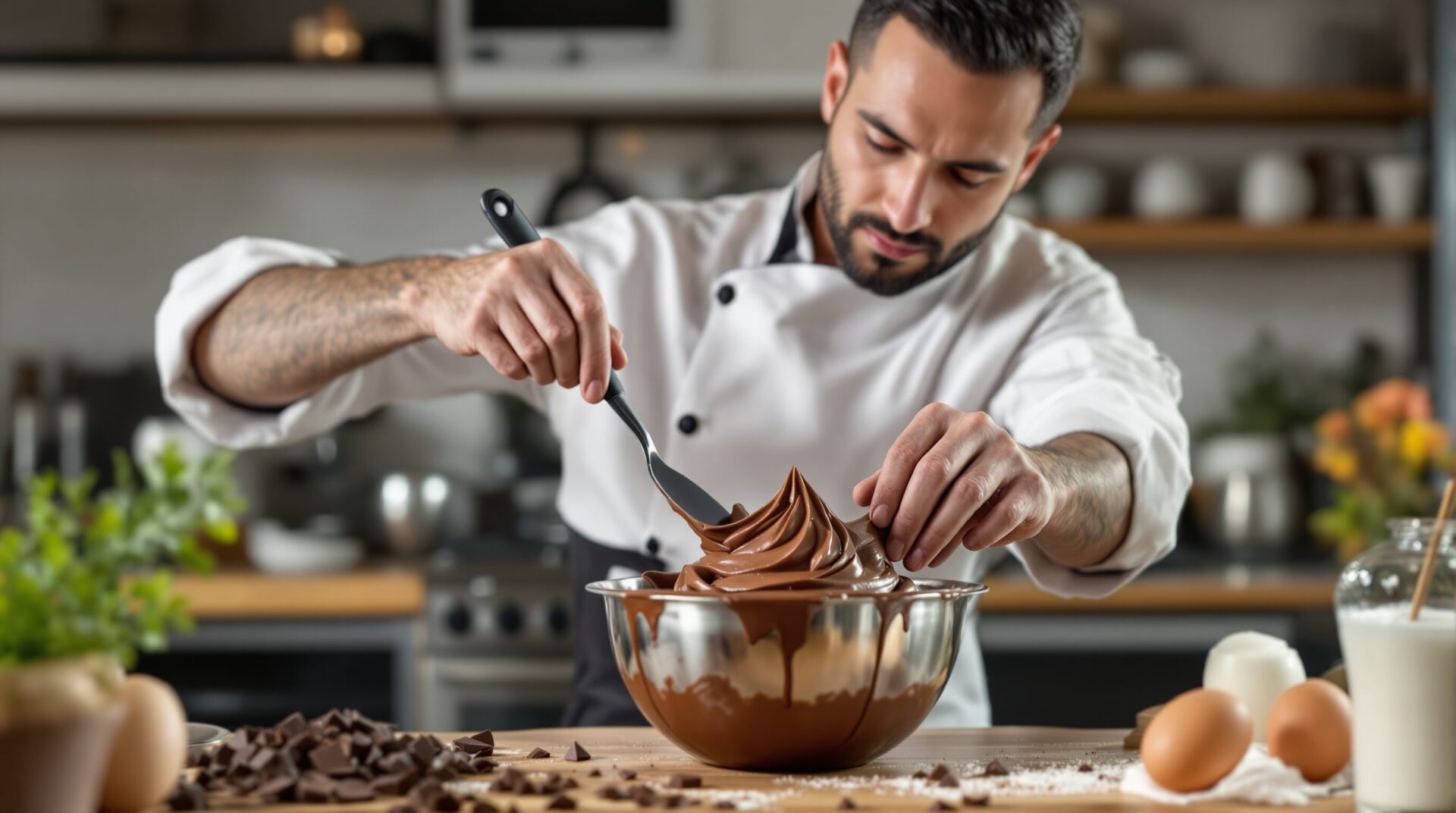 mousse au chocolat onctueuse grand chef
